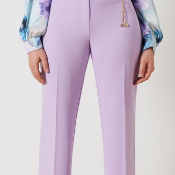 Pantalone Curvy Elasticizzato con Ciondolo 1