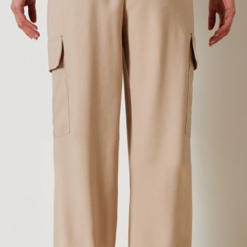 Pantaloni Cargo in Viscosa 1