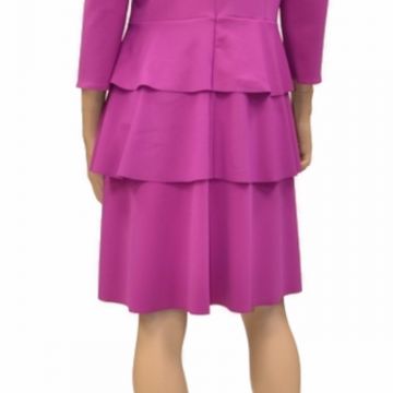 Abito Tubino Curvy color Magenta 2