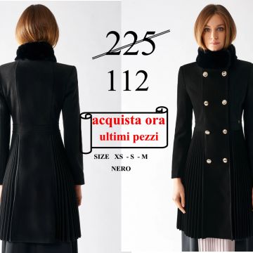 94473 cappotto nero TG C