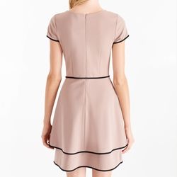 Abito a ruota dusty pink dettaglio 1