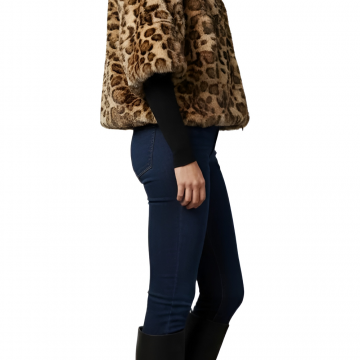 giubbino pelliccia con capp01rid