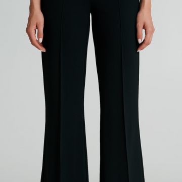 Pantaloni 6 Bottoni in Scuba Crépe