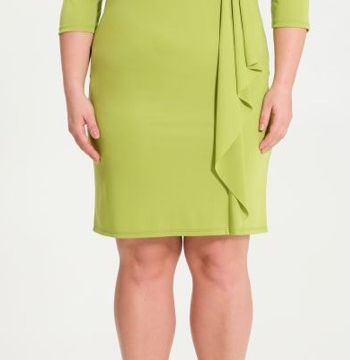 abito verde pavone curvy 02