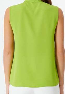 Top con fiocco color lime 1
