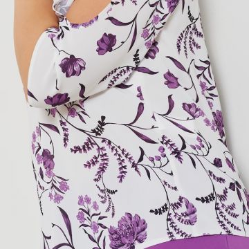 Blusa Curvy stampa Floreale 2