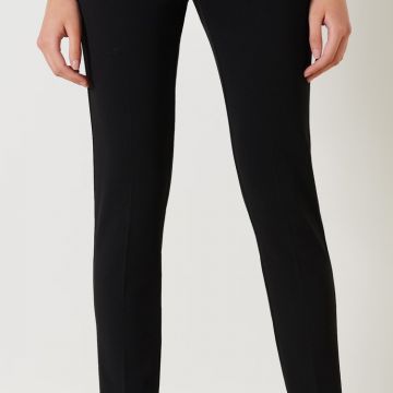 Pantaloni slim in scuba mano crepe 2
