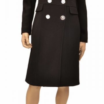Cappotto Doppiopetto Nero