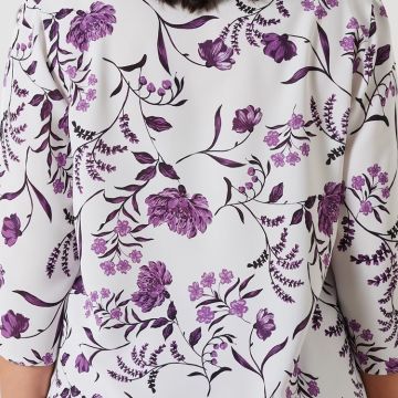 Blusa Curvy stampa Floreale 1