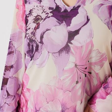 Blusa Curvy Stampa Maxi Fiore 1