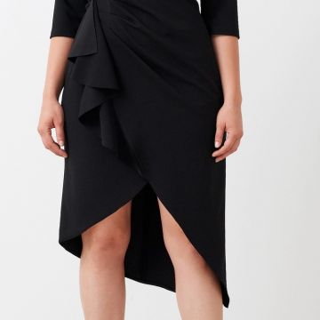 Abito Tubino Curvy con Drappeggio 3