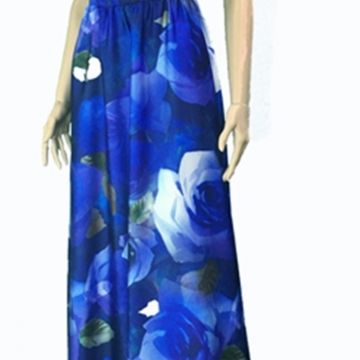 Abito Fantasia Floreale blu 2