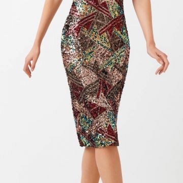 Tubino Midi Paillettes