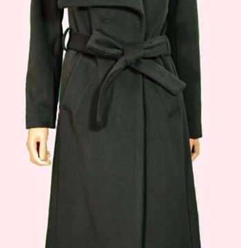 cappotto nero a