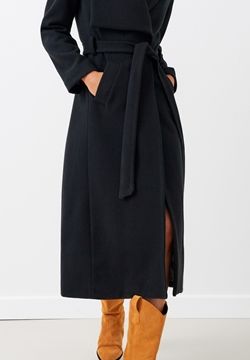 Maxi Cappotto Vestaglia Nero 1