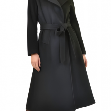 cappotto luntgo nero 