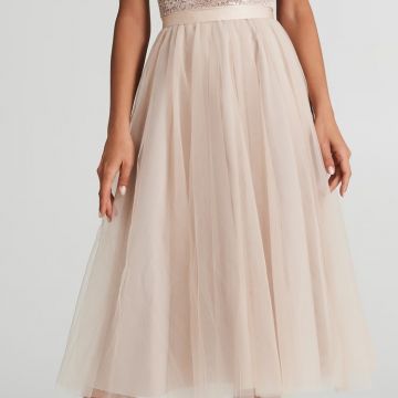 Abiti Midi con Gonna in Tulle 2