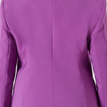 Giacca Curvy Doppiopetto in Tessuto Tecnico Stretch 2