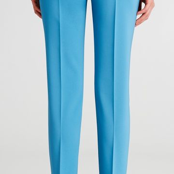Pantaloni Slim in Tessuto Tecnico Azzurro Carta da Zucchero 2
