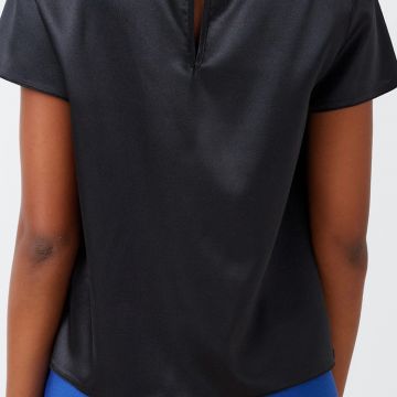 Tshirt in satin color nero 1