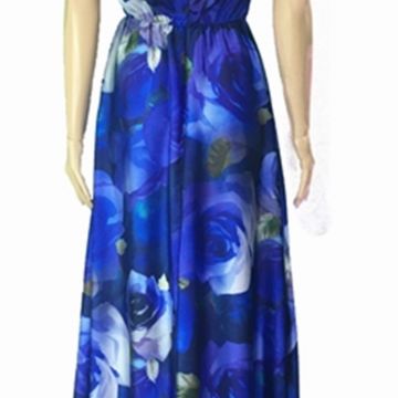 Abito Fantasia Floreale blu