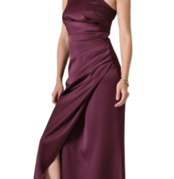 abito 124985  bordeaux lungo 