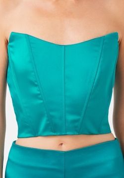 Top Bustier in Satin