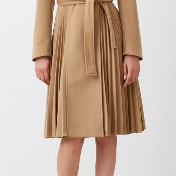 Cappotto Plissé color Cammello