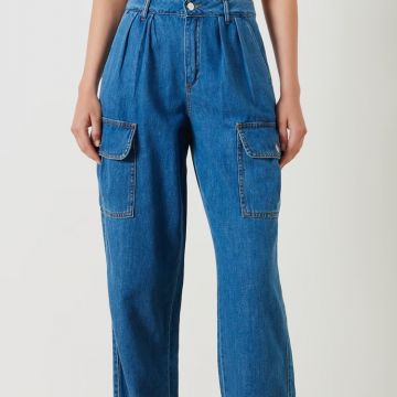 Pantalone Denim Cargo 1