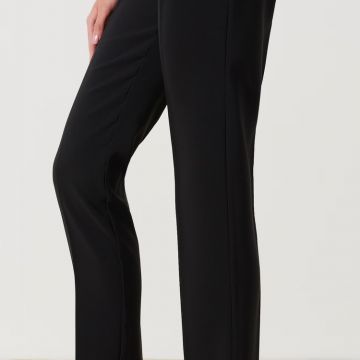 Pantaloni Slim in Tessuto Tecnico Nero 3