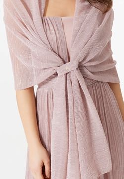 Stola Lurex color rosa