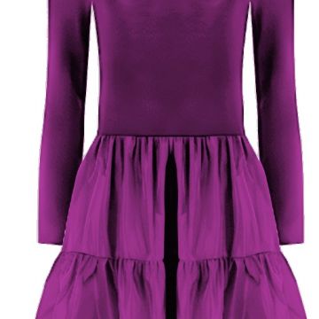 abito corto viola01