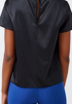 Tshirt in satin color nero 1