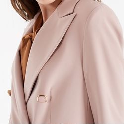 Giacca Doppiopetto dusty pink  dettaglio