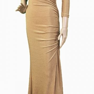 Abito Lurex color Oro 2
