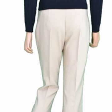 Pantaloni Mid flared in Tessuto Tecnico color Beige 2