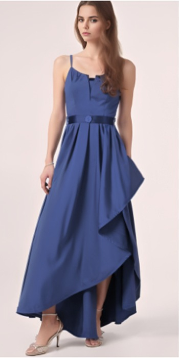 Abito Intero Donna Blu Navy