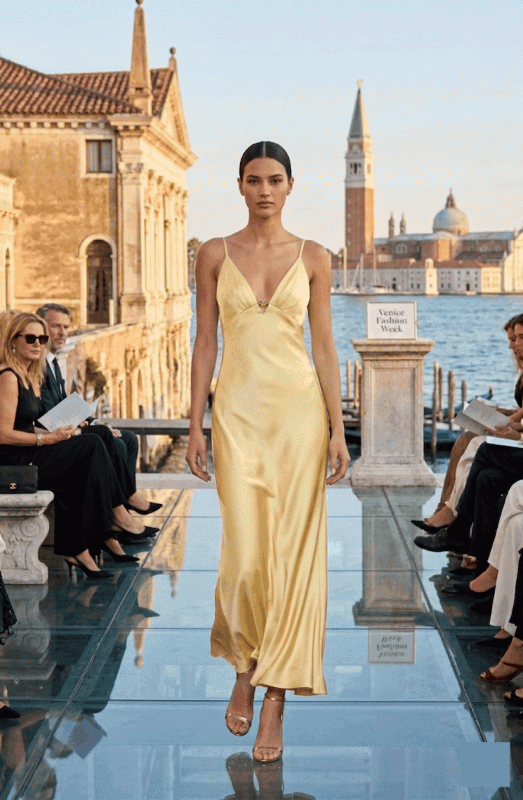 Abito Intero Donna Giallo