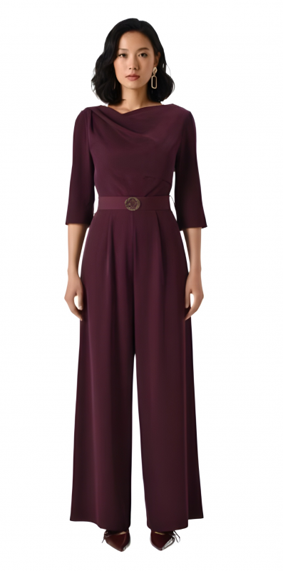 Tuta Donna Bordeaux Rosso