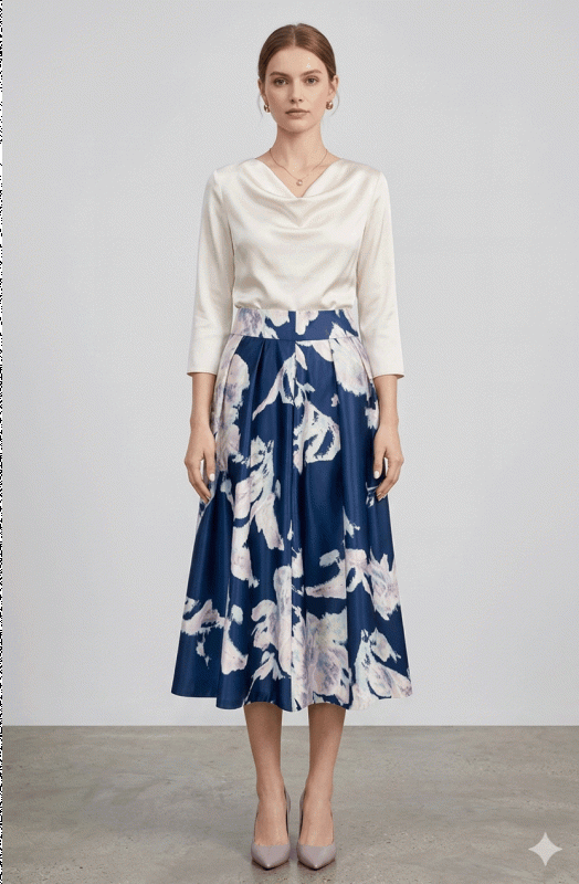 Gonna Donna Var. Blu Brillante