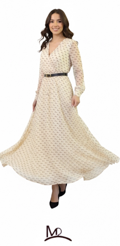 Abito Var Beige