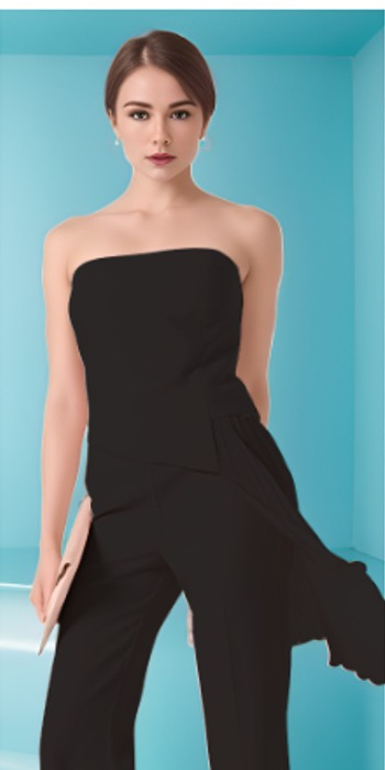 Tuta Donna Nero