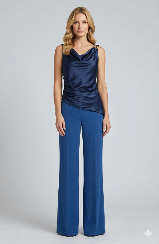 Tuta Donna Blu Brillante