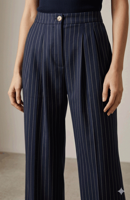 Pantalone Donna Blu Navy