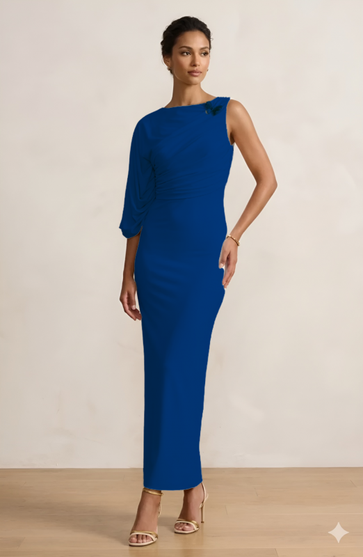 Abito Intero Donna Blu Brillante