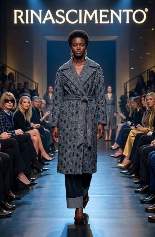 Cappotto Donna Var. Blu Navy