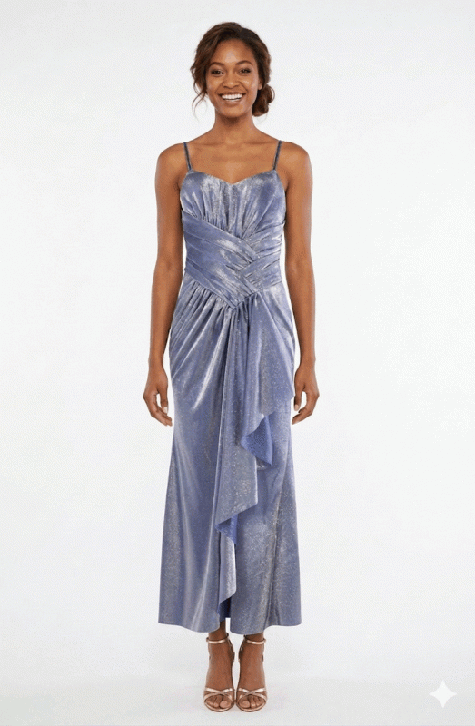 Abito Intero Donna Blu Navy