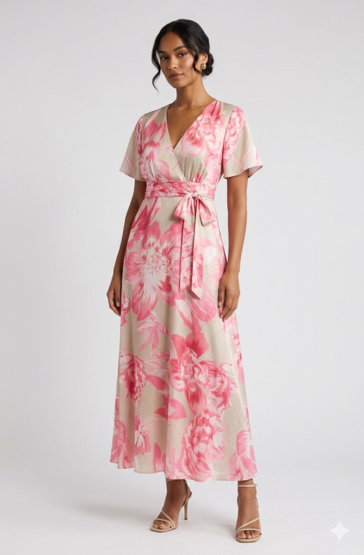 Abito Intero Donna Var. Rosa
