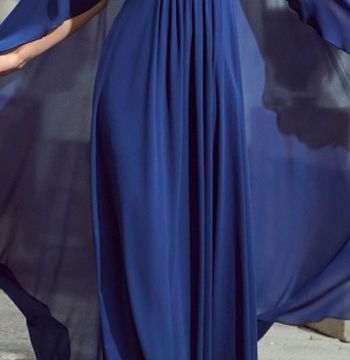 abito blu lungo CFC0123079